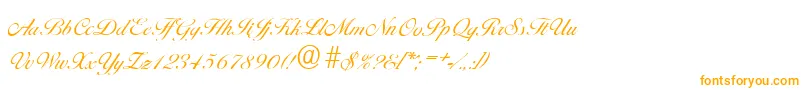 BallantinesserialLightRegular-Schriftart – Orangefarbene Schriften