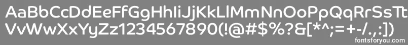 CoHeadlineCorp Font – White Fonts on Gray Background