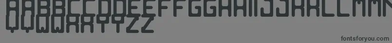OldComputerSt Font – Black Fonts on Gray Background