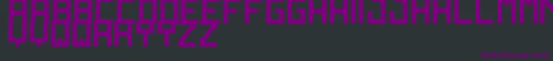 OldComputerSt Font – Purple Fonts on Black Background