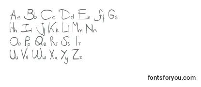 Schriftart Antipirinahandscript
