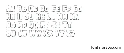 Marshthing3D Font