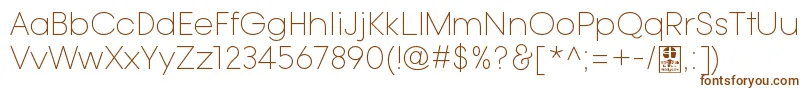 TypoGotikaLightDemo Font – Brown Fonts