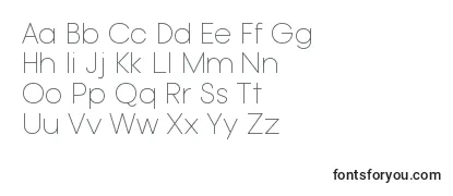 Обзор шрифта TypoGotikaLightDemo