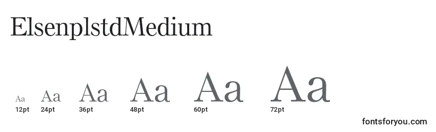 Размеры шрифта ElsenplstdMedium