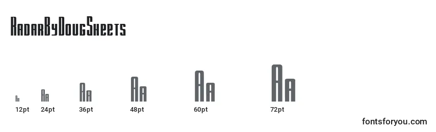RadarByDougSheets Font Sizes