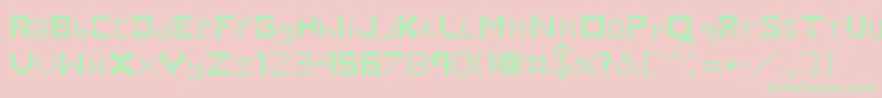 Más sobre la fuente Viktribe fuente Viktribe – Fuentes Verdes Sobre Fondo Rosa