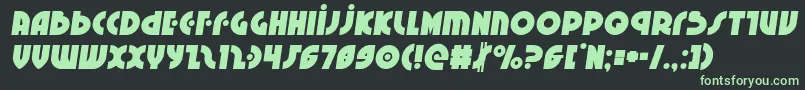 Neuralnomiconsemital Font – Green Fonts on Black Background