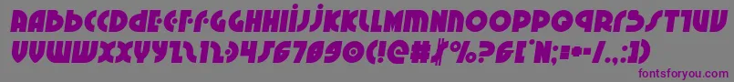 Neuralnomiconsemital Font – Purple Fonts on Gray Background