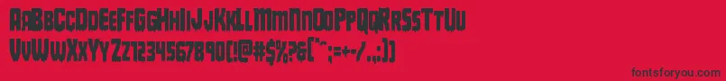 Deathbloodcond Font – Black Fonts on Red Background