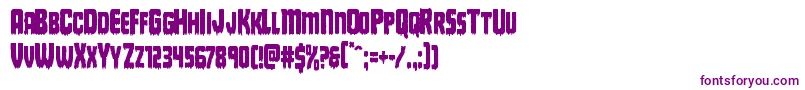 Deathbloodcond-fontti – violetit fontit