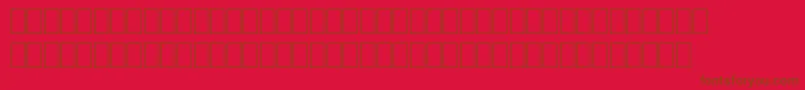 WpIconicsymbolsb Font – Brown Fonts on Red Background