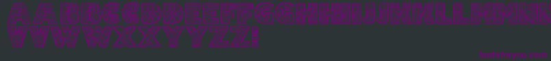 FonixDemo Font – Purple Fonts on Black Background