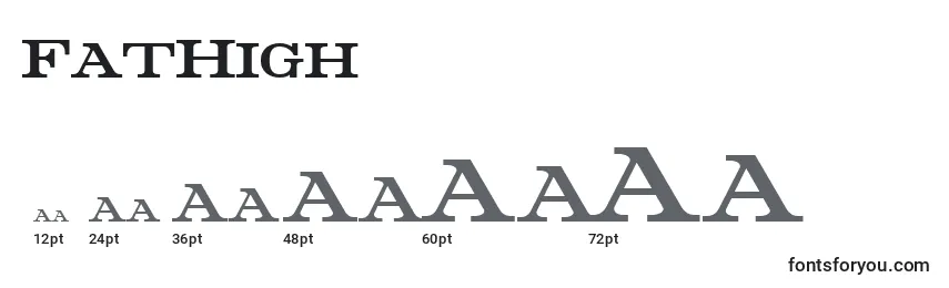 FatHigh Font Sizes