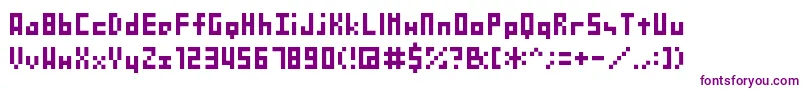 Sg04 Font – Purple Fonts on White Background