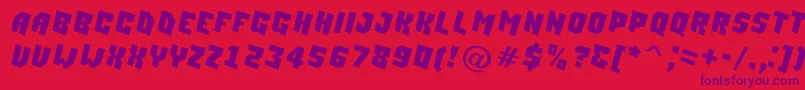 Lisätietoja ASimplerfnt-fontista ASimplerfnt-fontti – violetit fontit punaisella taustalla