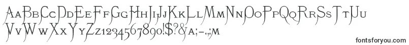 K22Monastic-fontti – Alkavat K:lla olevat fontit