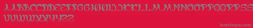 More about BungaMelatiPutih Font BungaMelatiPutih Font – Gray Fonts on Red Background