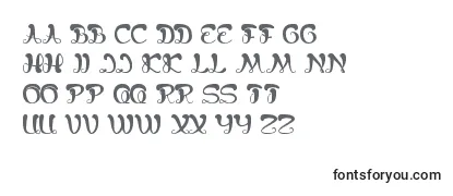 Überblick über die Schriftart BungaMelatiPutih