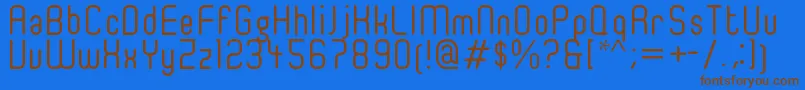 Подробнее о шрифте Ger4ronl Шрифт Ger4ronl – коричневые шрифты на синем фоне