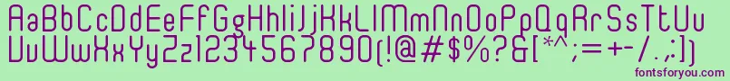 Ger4ronl Font – Purple Fonts on Green Background