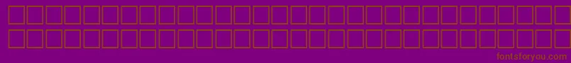fuente LangerRegular – Fuentes Marrones Sobre Fondo Morado