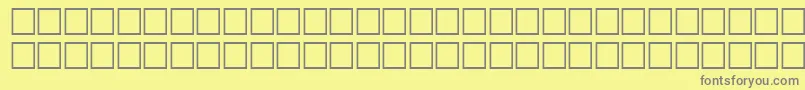 LangerRegular Font – Gray Fonts on Yellow Background