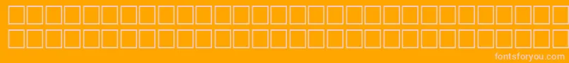Шрифт LangerRegular – розовые шрифты на оранжевом фоне