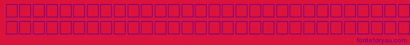 fuente LangerRegular – Fuentes Moradas Sobre Fondo Rojo