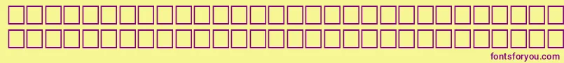 LangerRegular Font – Purple Fonts on Yellow Background
