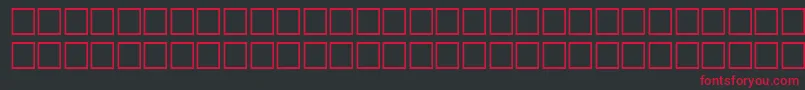 LangerRegular Font – Red Fonts on Black Background