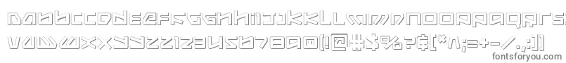 Шрифт Kobold3D – серые шрифты