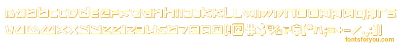 Шрифт Kobold3D – оранжевые шрифты