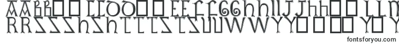 BritishOutlineMajuscules-fontti – hausan fontit