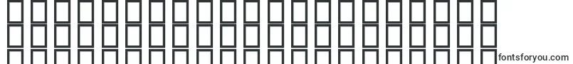 BritishOutlineMajuscules-fontti – uiguurien fontit