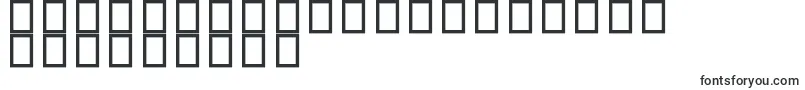 フォントBritishOutlineMajuscules – ヘブライ文字