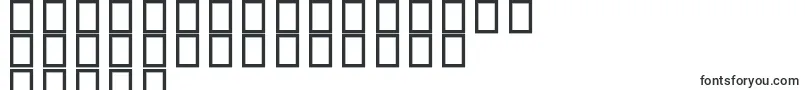 フォントBritishOutlineMajuscules – クルド語の文字