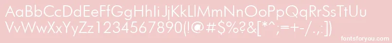 Futuris.Kz Font – White Fonts on Pink Background