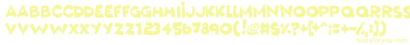 MushyLove-Schriftart – Gelbe Schriften