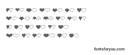 HeartShapes Font