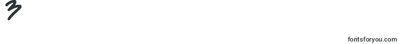 Striiikerr Font – Fonts for Digit 3