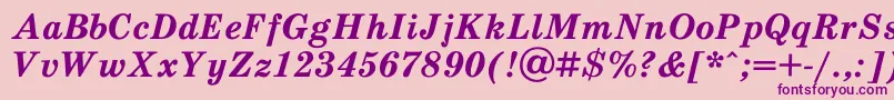 Schdlbi Font – Purple Fonts on Pink Background