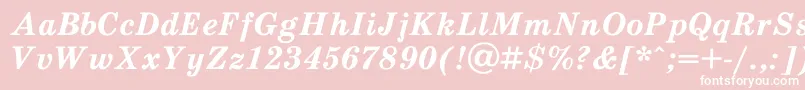 Schdlbi Font – White Fonts on Pink Background