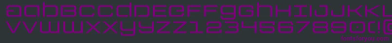 Colonymarinesexpand Font – Purple Fonts on Black Background