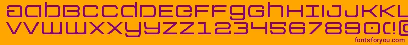 Colonymarinesexpand Font – Purple Fonts on Orange Background