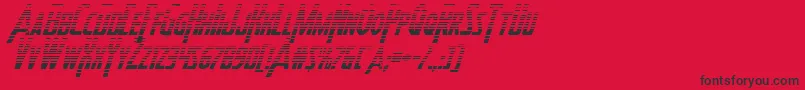 Heroesassemblegradital Font – Black Fonts on Red Background