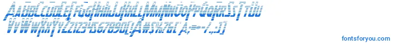 Heroesassemblegradital Font – Blue Fonts on White Background
