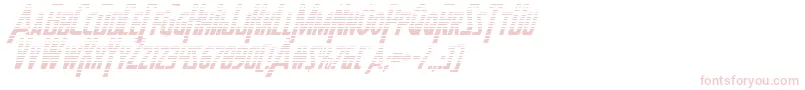 Шрифт Heroesassemblegradital – розовые шрифты на белом фоне