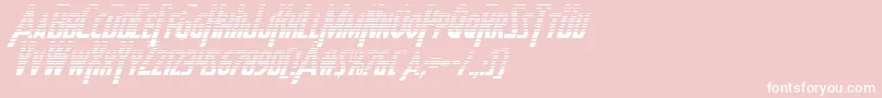 Шрифт Heroesassemblegradital – белые шрифты на розовом фоне