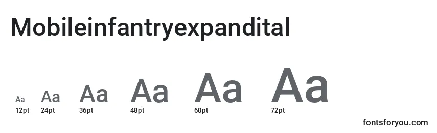 Mobileinfantryexpandital Font Sizes